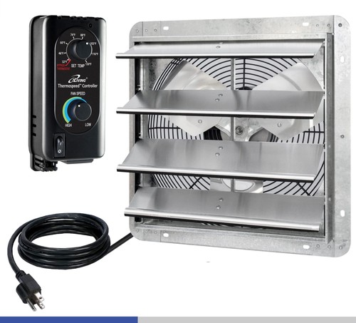 Wall mounted shutter - 16",