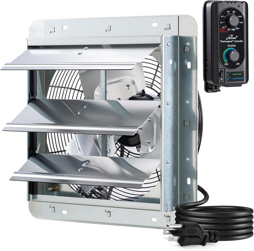 Shutter exhaust fan with - 12",